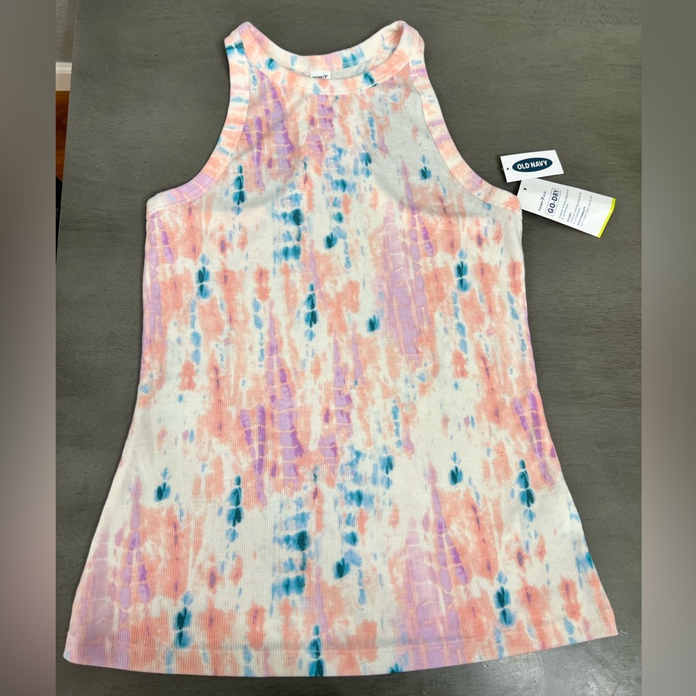 Old Navy NWT gorgeous ribbed Go-Dry racer tank